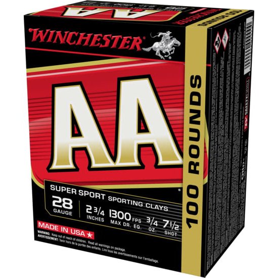 WIN AA SUPER SPORT VP 28GA 3/4OZ #7.5 100/5