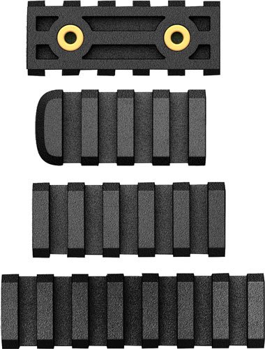 AB ARMS RAIL COMBO PACK LTF - 7/5/4 SLOT RAILS BLACK