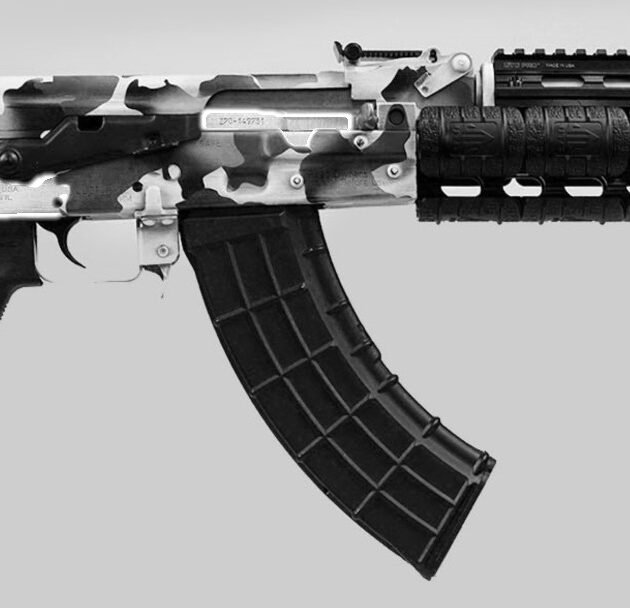 ZAS ZPAPM70 7.62X39 CAMO WHITE CERAKOTE BLK RAIL