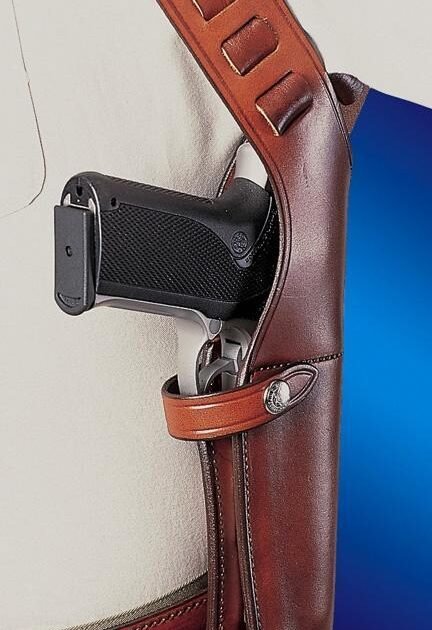 Bianchi Model X15 Shoulder Holster 6" -6.5" Right Hand Plain Tan Cross Draw