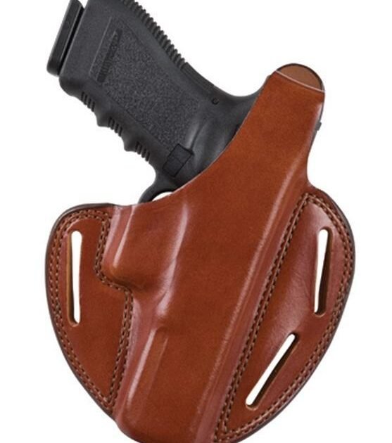 Bianchi Model 7 Shadow II Ruger GP100 4" Plain Tan RH