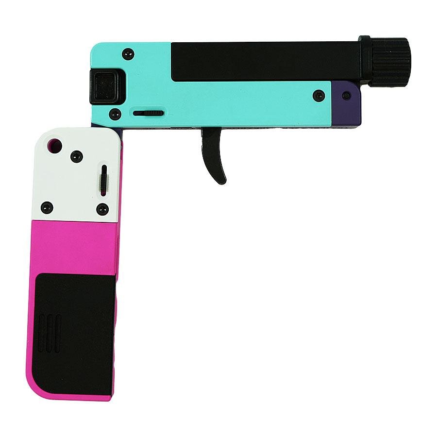 "Confetti Edition LifeCard .22 LR: Compact Handgun with 2.5" Threaded Barrel"