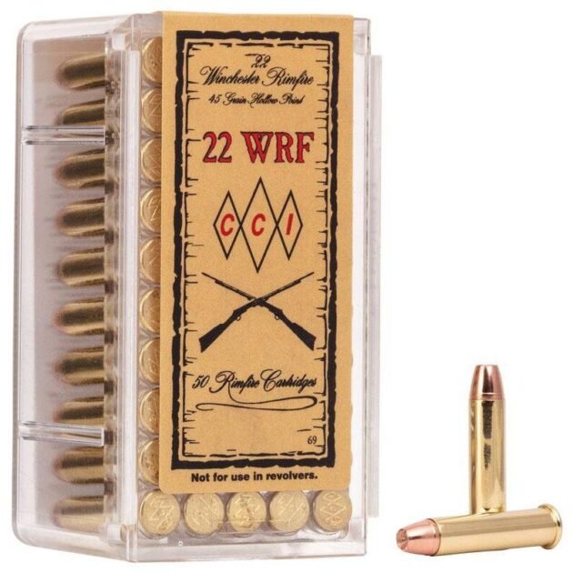 CCI Winchester Rimfire Ammunition .22 WRF 45 gr JHP 1300 fps 50/ct