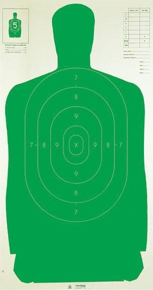 Champion LE Targets Paper Silhouette Target - 24" X 45" Green 100/Pack