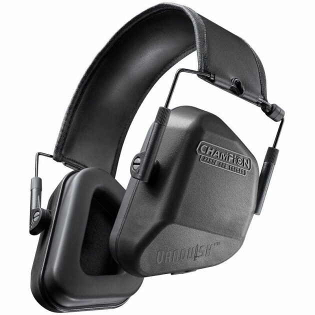 Champion Vanquish Passive Ear Muffs 24 NRR Black