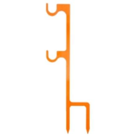 Champion Impact Steel Double Target Hanger 1/4" Orange