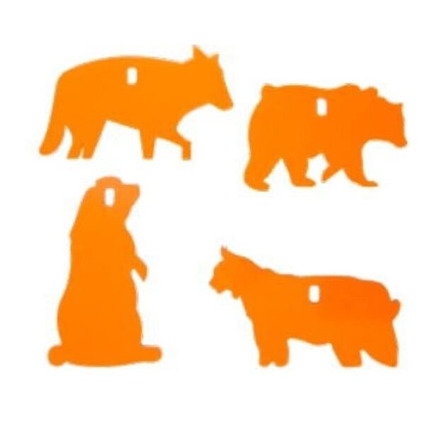 Impact Steel 4-Pack Animal Targets Rimfire Box