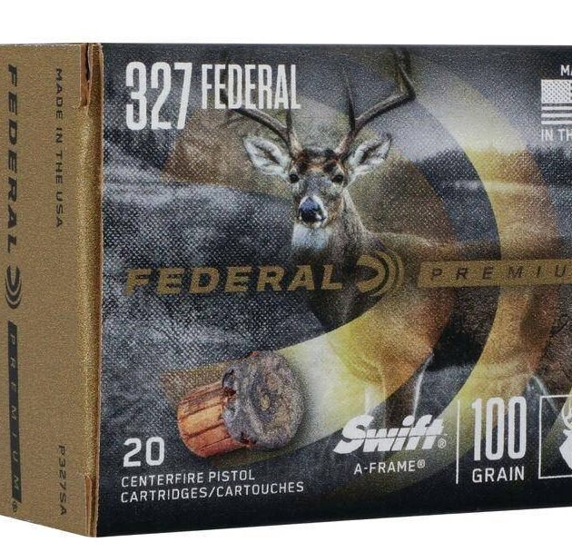 Federal Swift A-Frame Handgun Ammunition .327 Fed Mag 100gr JHP 1500 fps 20/ct