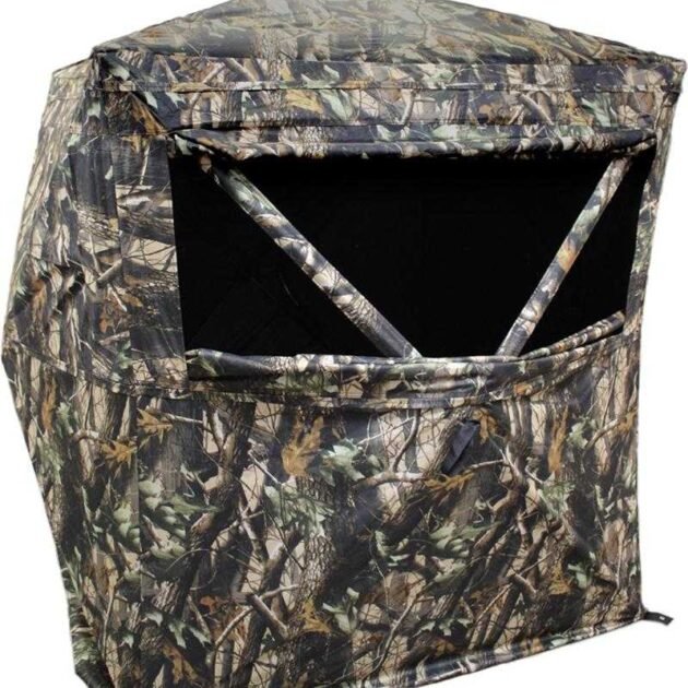 HME 2-Person Ground Blind With 150D Shell 62" x 62" x 66"