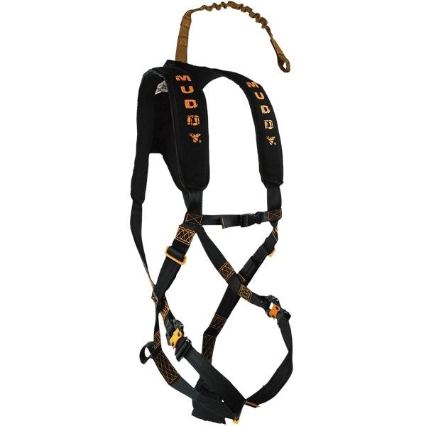 Muddy Diamondback Harness Lineman's Rope Tree Strap Susp Relief Strap & Carabiner