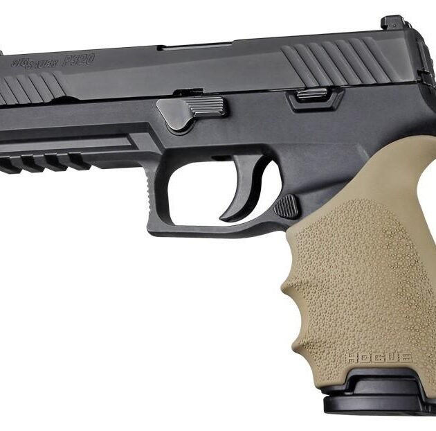 Hogue HandAll Beavertail Grip Sleeve Sig Sauer P320 Flat Dark Earth