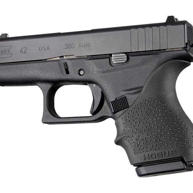 Hogue HandAll Beaver Tail Grip Sleeve Glock 42 43 - Black