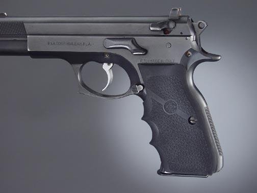 Hogue CZ TZ EAA Springfield Rubber Grips with Finger Grooves