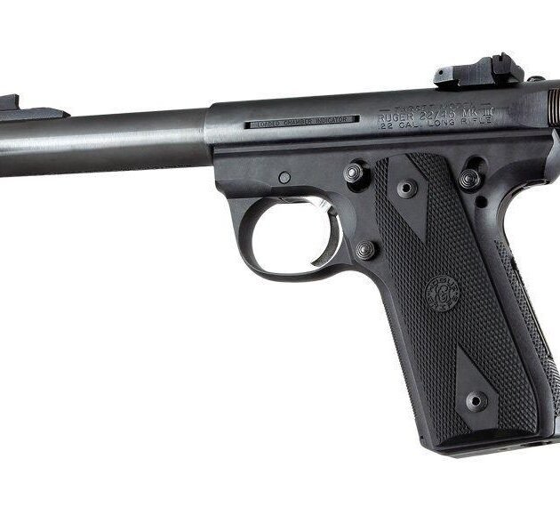 Ruger 22/45 RP Rubber Grip Panels Checkered W/Diamonds