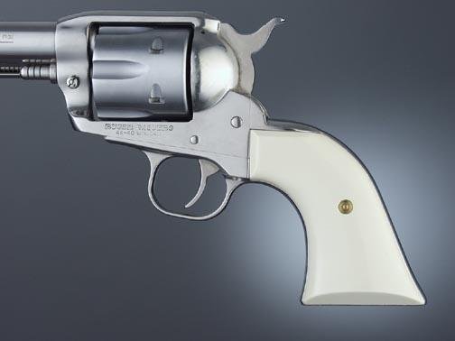 Hogue Grips Ruger Blackhawk/Vaquero Ivory Polymer Cowboy Panels