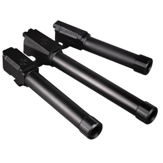SilencerCo Threaded Barrel for Glock 22 .40 S&W 9/16x24 4.8" Black