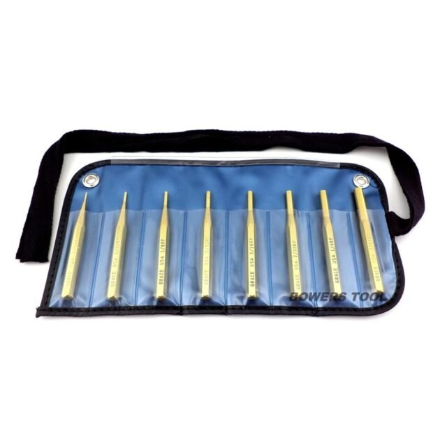 Grace USA Brass Punch Set 8/ct