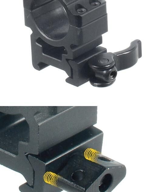 Leapers UTG 2-Piece Max Strength LE Grade Picatinny Rings - 22mm Width 1"  - Medium