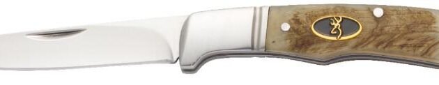 Browning Joint Venture Pocket Knife Jigged Sheep Horn - 3" Blade