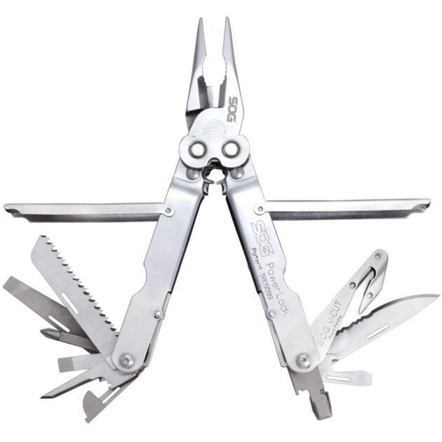SOG Powerlock with V Cutter Multi-Tool with Nylon Sheath