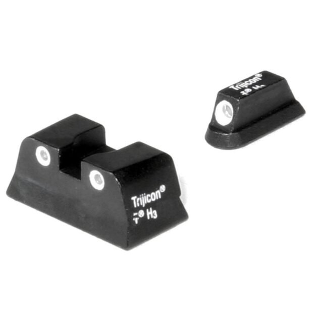 Trijicon Bright & Tough Night Sight Set White with Green Front and Rear
