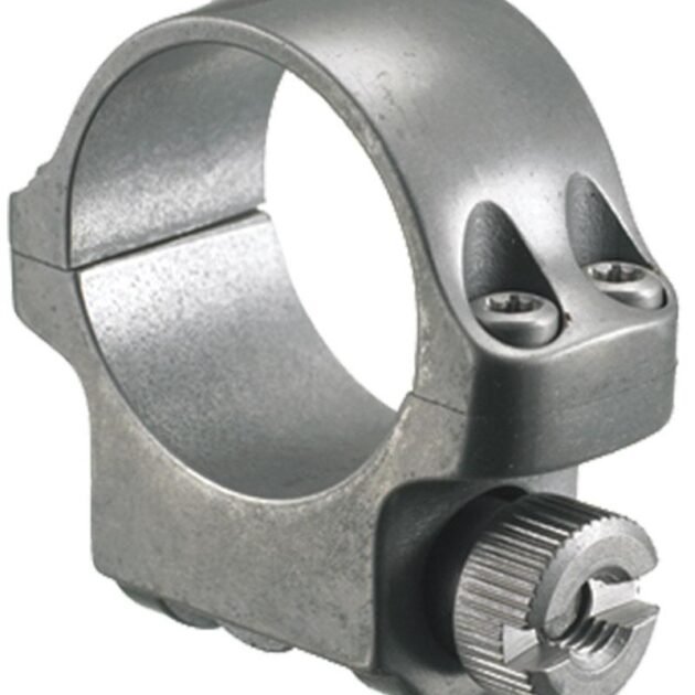 Ruger Steel Scope Ring - Single (3KTG) 1" Low .812" Height - Target Grey Stainless Finish