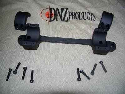 DNZ Freedom Reaper 1-Piece Tactical Scope Mount - Remington 700 LA RH 1" Low Tactical Black