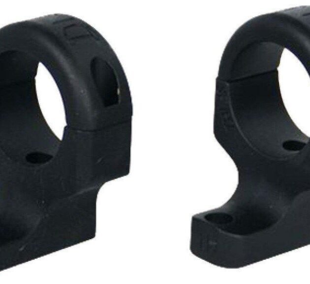 DNZ Hunt Masters 2-Piece Scope Mount (2 Screws) - Howa 1500 Mossberg 100ATR 4x4 Weatherby Vanguard Remington 700 721 722 725 - 1" Medium Black