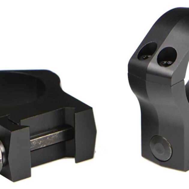 Warne 2-Piece Picatinny Style Mountain Tech Scope Rings 1" High - Matte