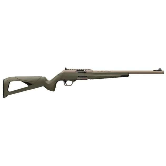 Winchester Wildcat SR(Suppressor Ready) Rifle .22 LR 10rd Magazine(1) 16.5" FDE Barrel Composite OD Green Stock