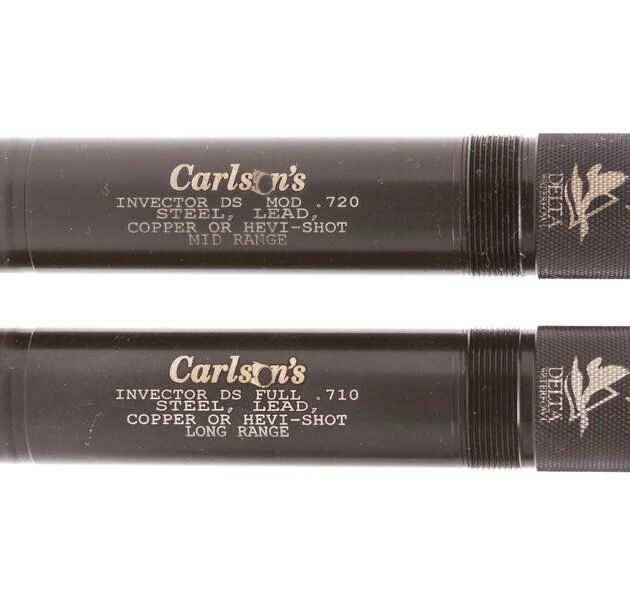 Carlson's Delta Waterfowl Extended Mid and Long Range Choke Tubes for 12 ga Browning Invector DS 2/ct