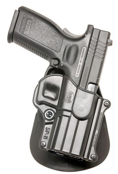 Fobus Standard Paddle Holster for Springfield XD Black Left Hand