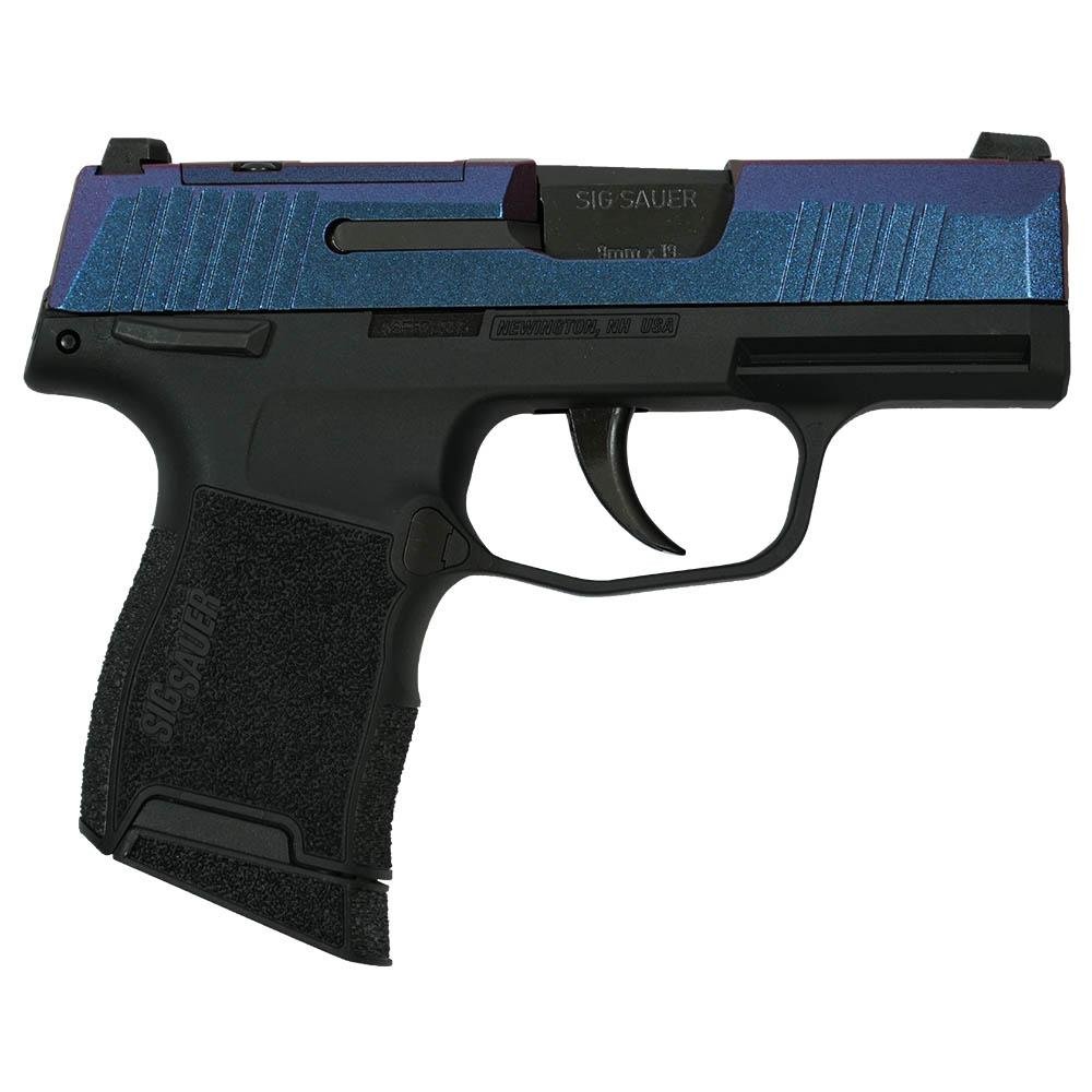 Sig -Sauer-"Mongoose-Purple"-P365-Optic-Ready-Handgun-9mm-Luger-10rd-Magazines(2)-3.1"-Barrel-X-RAY-3-Sights-Manuel-Safety