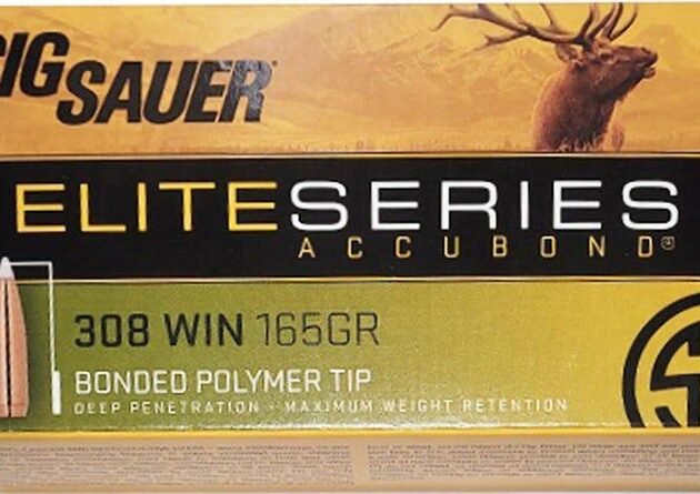 Sig Sauer Elite Accubond Hunting Ammunition .308 Win 165gr AB 20/ct