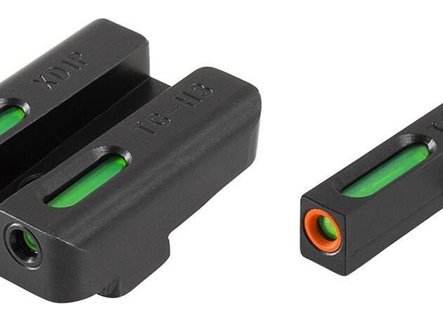 Truglo TFX Pro Tritium/Fiber-Optic Day/Night Sights Fit Springfield XD|Springfield XDM (excluding 5-1/4 in Comp Series)|Springfield XDS - Orange Outline