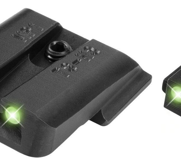 Truglo Tritium Pro Night Sights Fit S&W Bodyguard .380 - White Outline Front/Green Rear