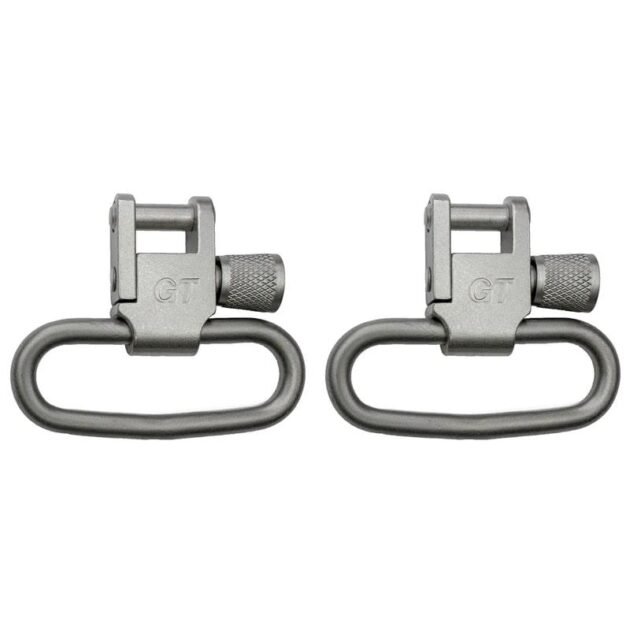 Grovtec 1.25" Locking Swivel Set Silver 2/ct