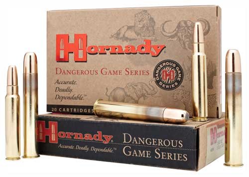 HORNADY 416 RUGER 400GR BONDED - DGX 20RD 6BX/CS