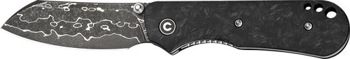 CIVIVI KNIFE CRABBY 2.7" - SHREDDED CARBON FIBER DAMASCUS