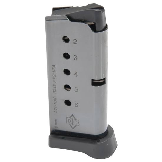 DBF MAG DB9 9MM FLAT BASE 6RD
