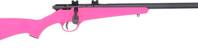 SAVAGE RASCAL FVSR SINGLESHOT - YOUTH 22LR HB THREADED PINK