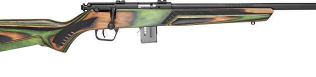 SAVAGE 93 MINIMALIST 22WMR - 18" MATTE/GREEN LAMINATE