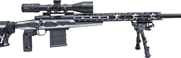 HOWA FLAG CHASSIS MDT W/ BIPOD - GRAYSCALE 308WIN 24" THREADED