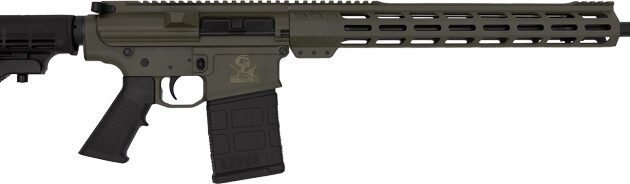 GLFA AR10 RIFLE 308 WIN 18" - NITRIDE BBL 10-SHOT OD GREEN