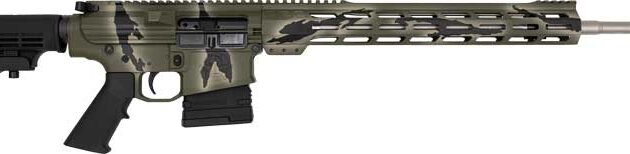 GLFA AR10 RIFLE 6.5CM 20" S/S - BBL 10-SHOT PURSUIT GREEN CAMO
