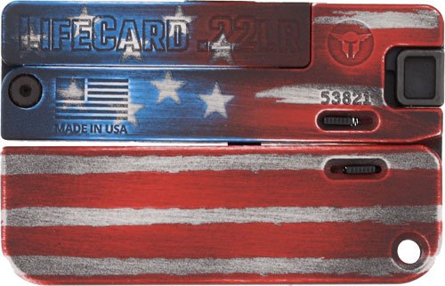 TRAILBLAZER LIFECARD 22LR - SINGLE SHOT AMERICAN FLAG