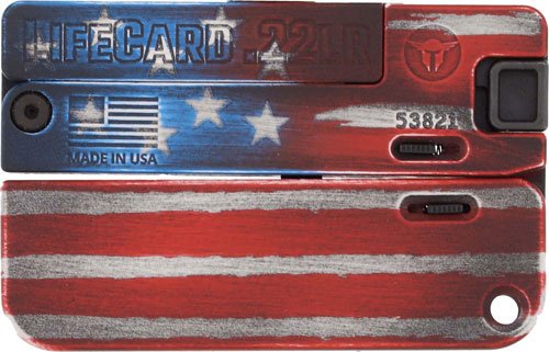 TRAILBLAZER LIFECARD 22WMR - SINGLE SHOT AMERICAN FLAG