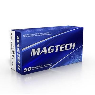 MagTech Handgun Ammunition .40 S&W 180gr FMJ 990 fps 1000/ct Case(20-50/ct Boxes)