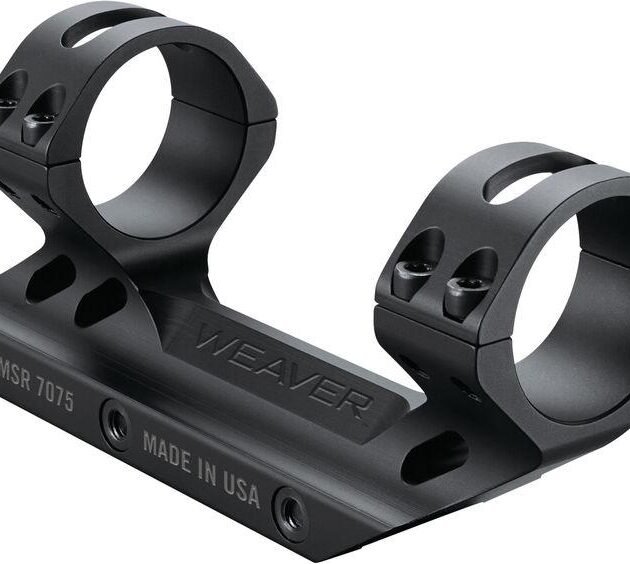 Weaver 1-Piece Aluminum Integral Premium MSR Optics Mount 30mm