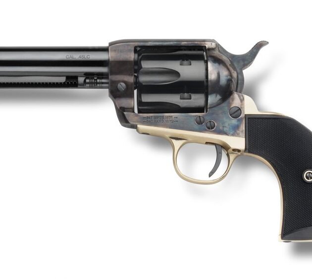 Pietta 1873 Gunfighter Handgun .357 Mag 6rd Capacity 4.75" Barrel Black Grips